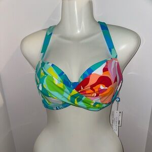 Bleu Rod Beattie Multicolor Bikini Top